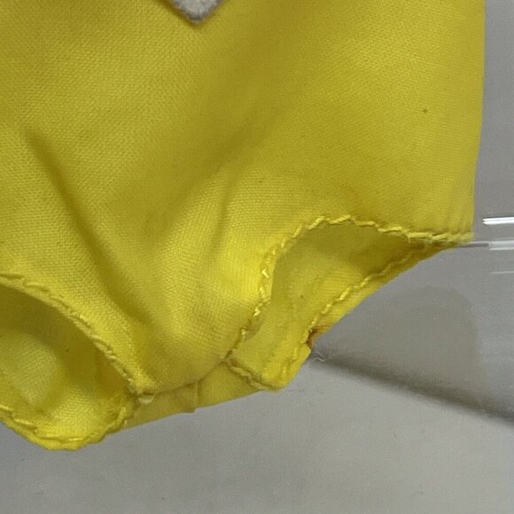 Vintage Rainbow Brite Canary Yellow replacement Outfit Jumpsuit 1983 - Picture 12 of 12
